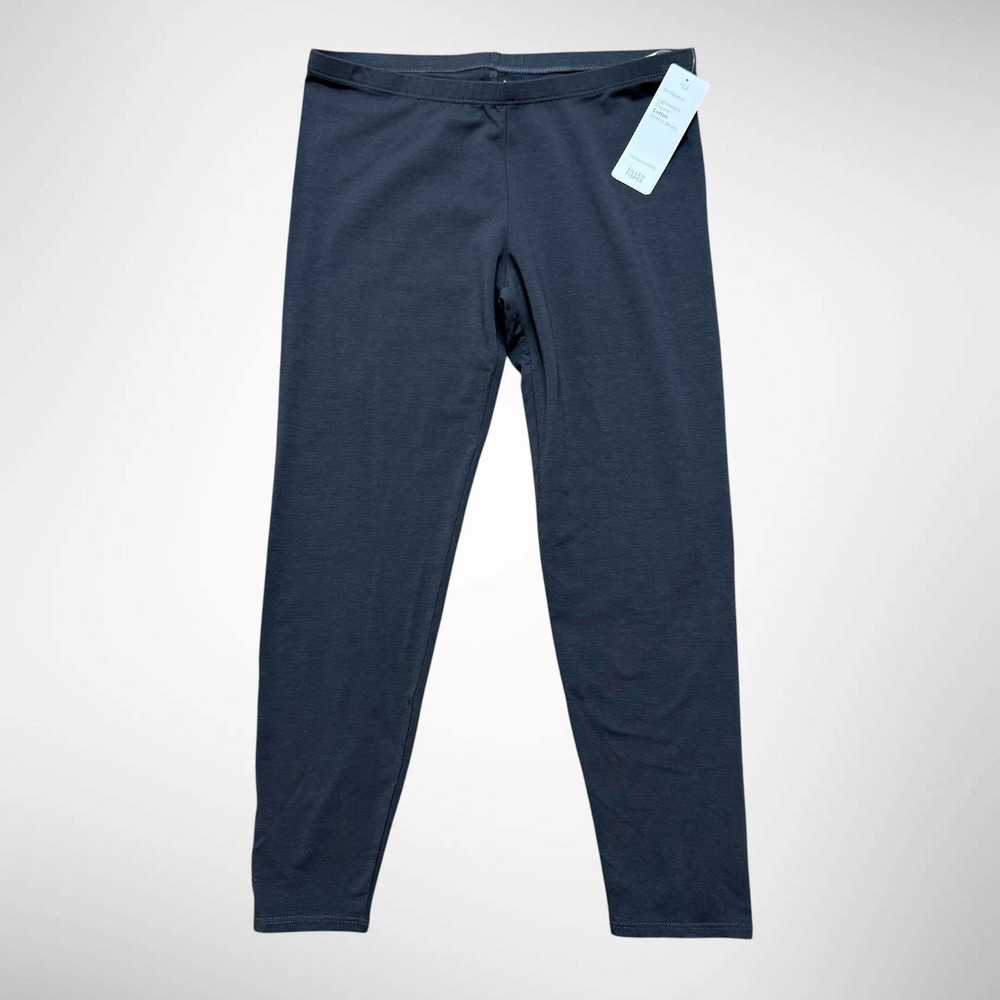 Eileen Fisher Leggings Women's Small Gray Organic Cotton Cropped Basic Casual